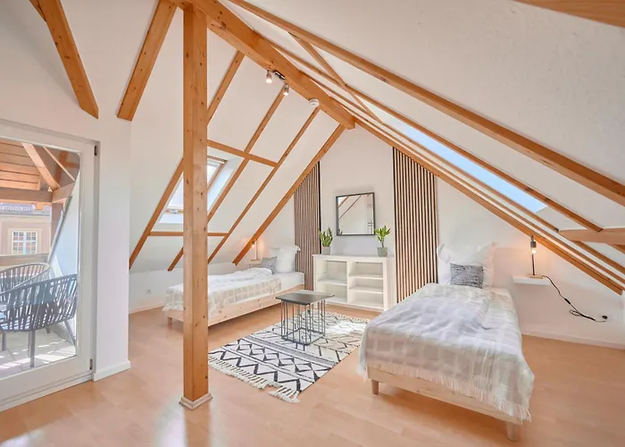 Backhome - Business&Family - Fantastische Schlosslage, Parkplatz, Balkon, Smarttv, Waschmaschine, Netflix, 70Qm, 24H Checkin - Apartment 5